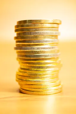 Altın ve para görseli